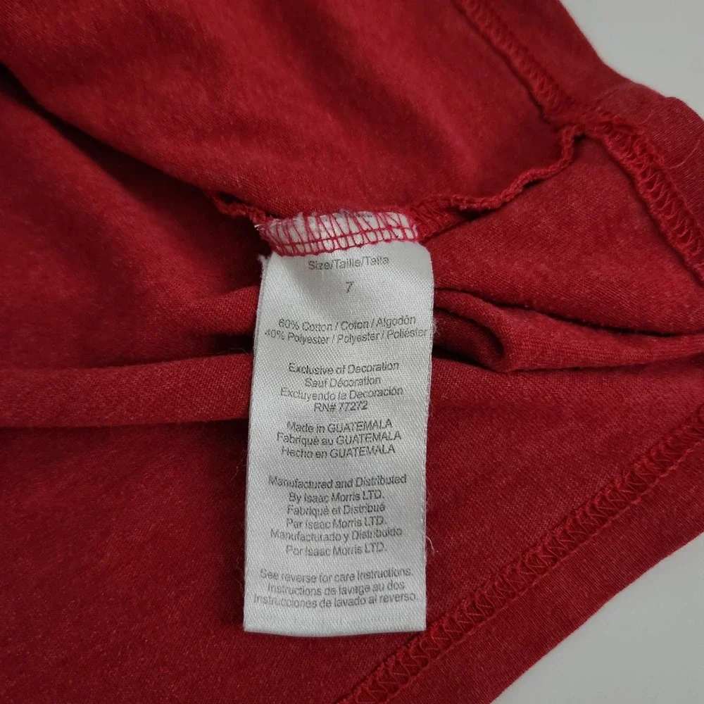 Nintendo Super Mario Kids Graphic T-Shirt‎ Red Size 7